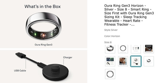 Oura Ring 3 is the Top Smart Ring Choice