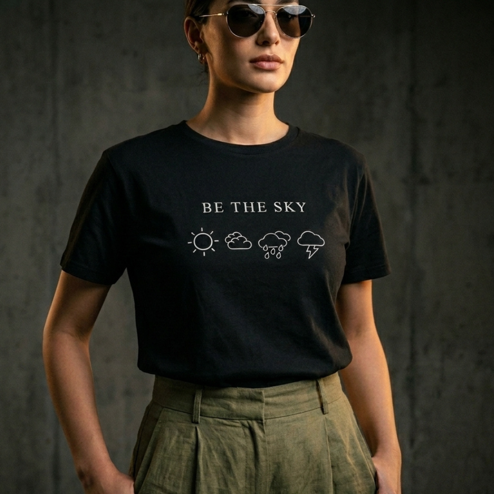 Be The Sky Reminder Tee (Black)
