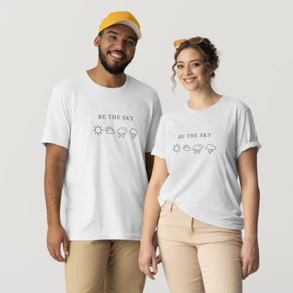 Be the Sky / Let the Weather Pass | Classic Tee - White