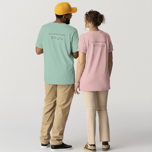 Be the Sky / Let the Weather Pass | ComfortWash Tee- Multi-Color