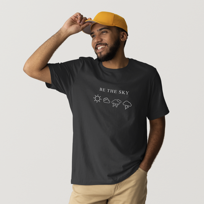 Be the Sky / Let the Weather Pass | ComfortWash Tee- Multi-Dark Color
