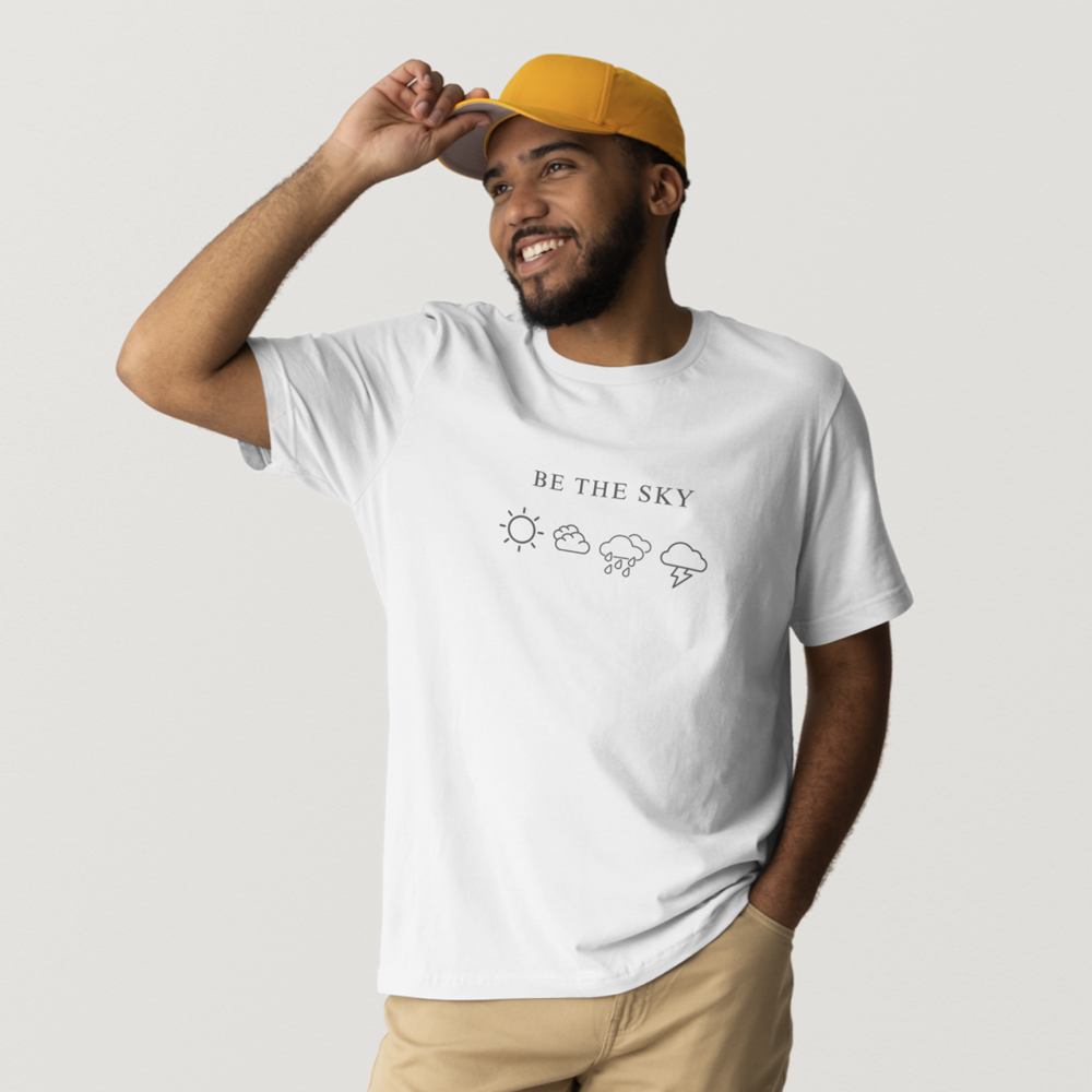 Be the Sky / Let the Weather Pass | ComfortWash Tee- Multi-Color