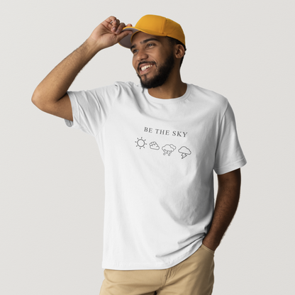 Be the Sky / Let the Weather Pass | ComfortWash Tee- Multi-Color
