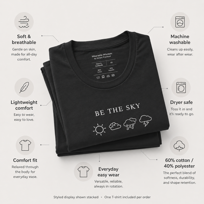 Be The Sky Reminder Tee (Black)