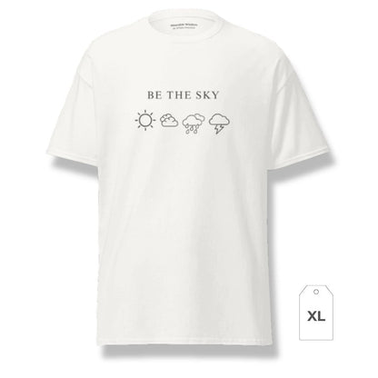 Be the Sky / Let the Weather Pass | Classic Tee - White