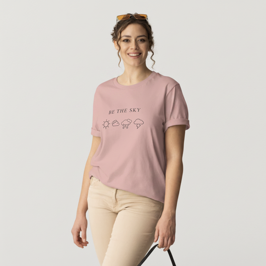 Be the Sky / Let the Weather Pass | Classic Tee - White