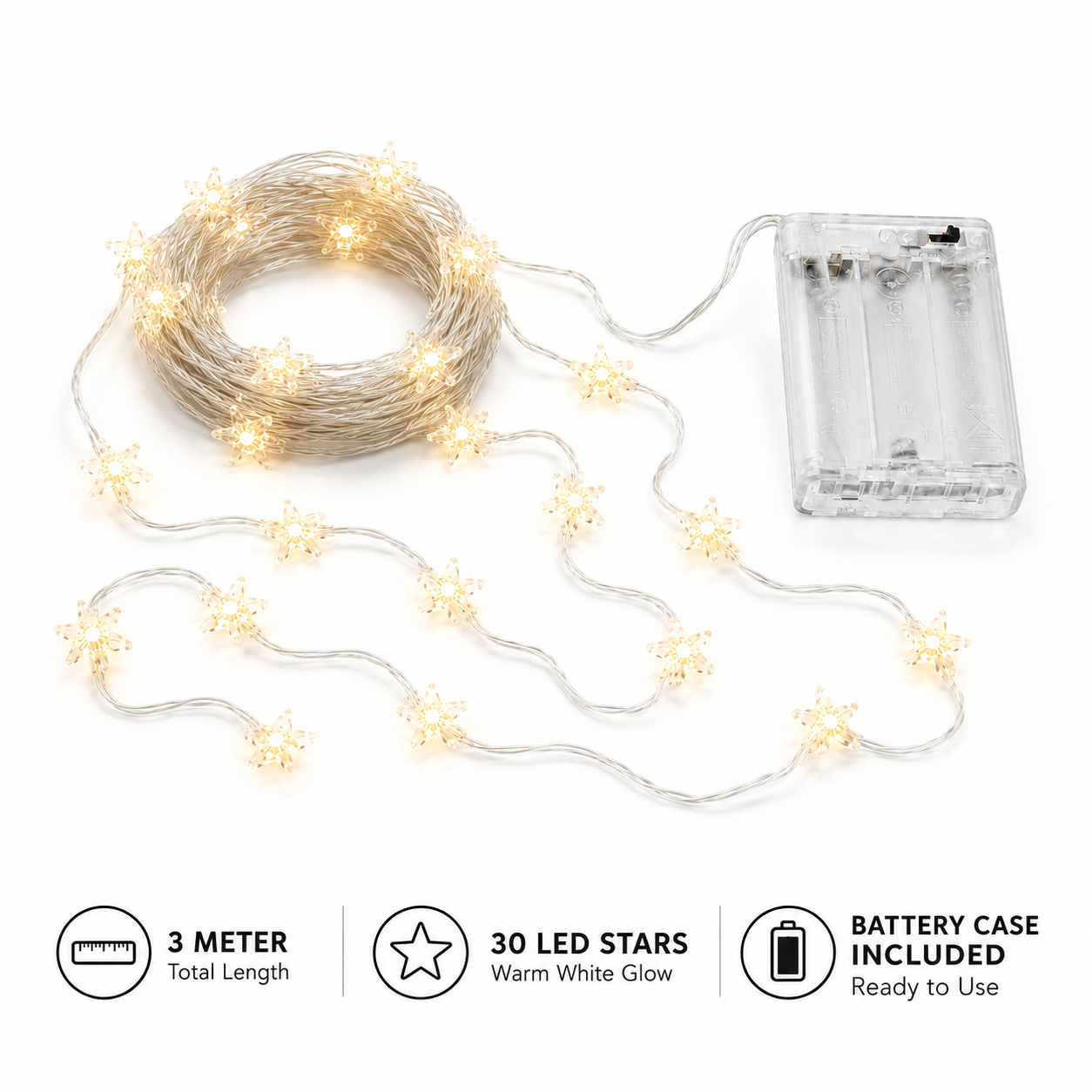 LED Star String Light for Home Decor