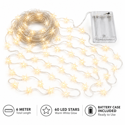 LED Star String Light for Home Decor
