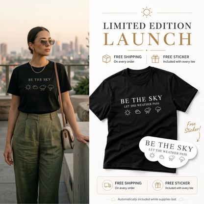 Be The Sky Reminder Tee (Black)