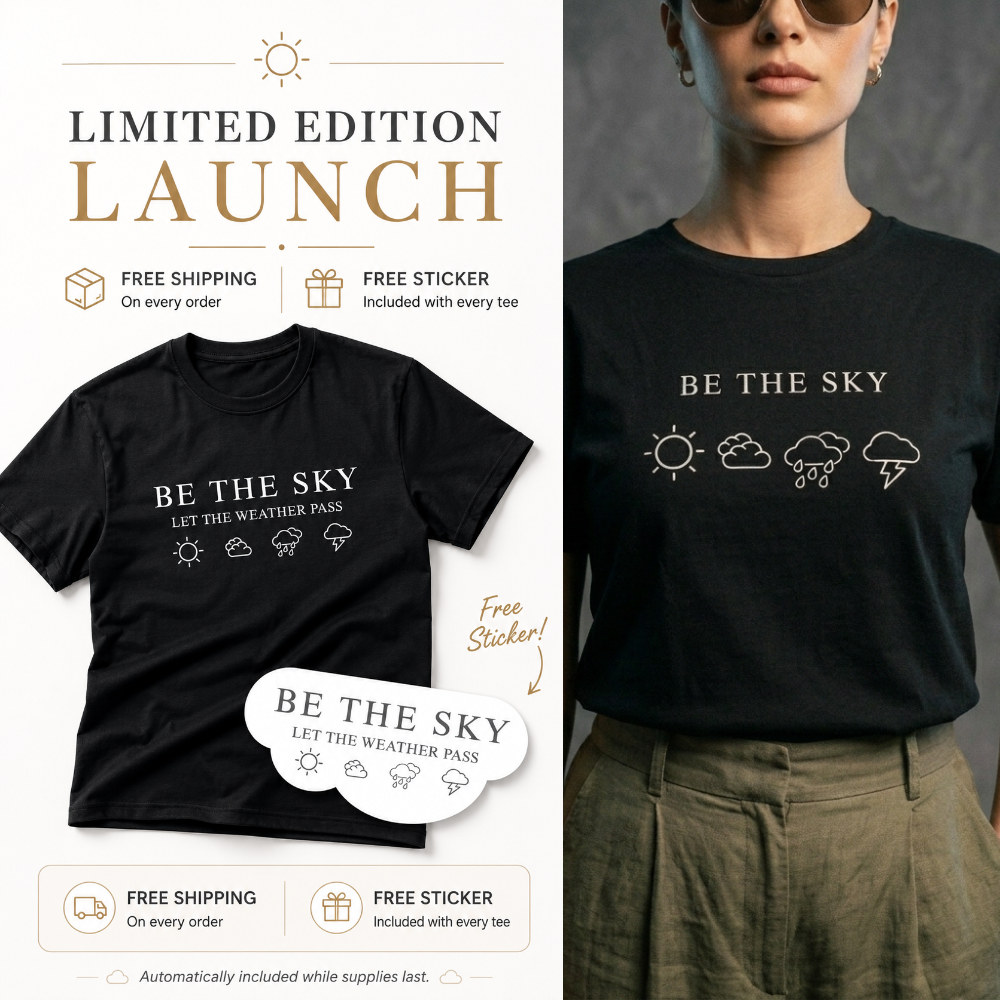 Be The Sky Reminder Tee (Black)