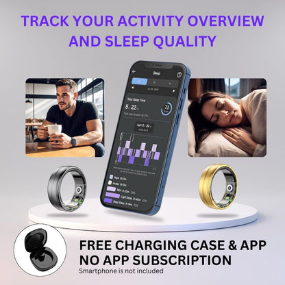 Sleep Ring – No More Daily Charge! Lasts Over 10 Days! No More Heavy Watches