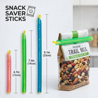 Snack Saver Sticks • Reusable Bag Sealer Set (12-Pack)