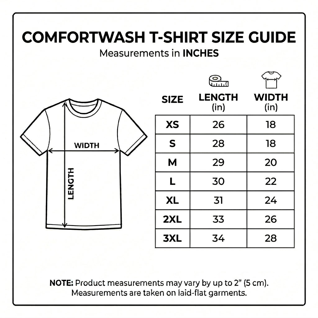 Be the Sky / Let the Weather Pass | ComfortWash Tee- Multi-Color
