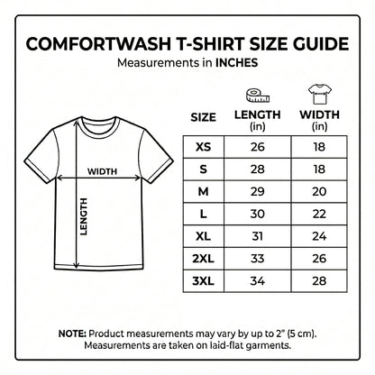 Be the Sky / Let the Weather Pass | ComfortWash Tee- Multi-Color